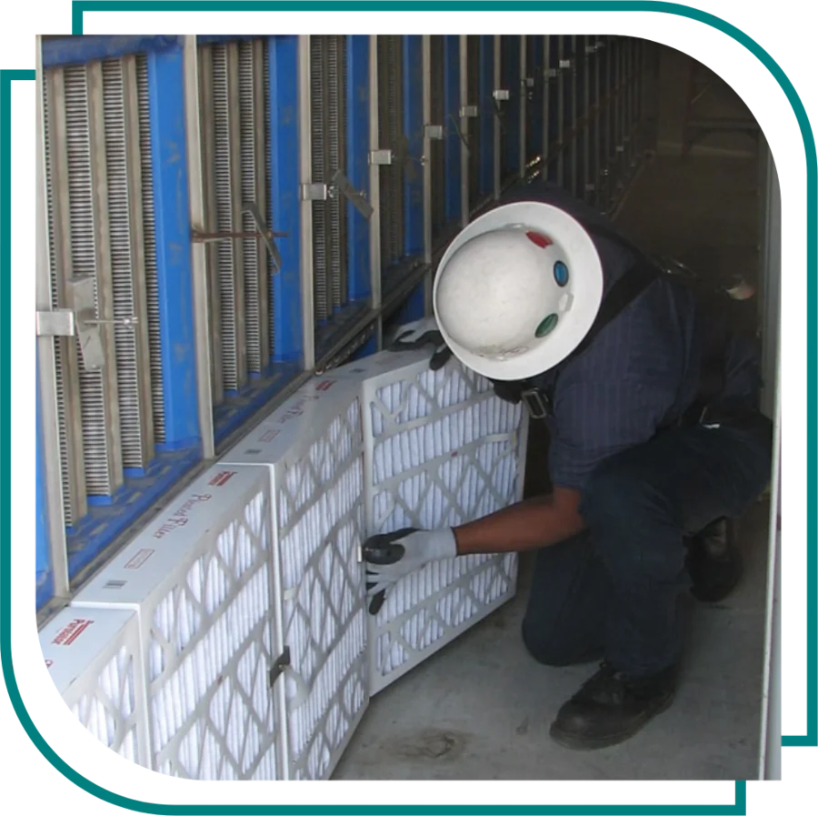 afc-technician-doing-air-filter-site-survey